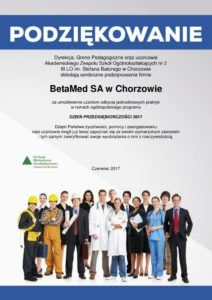 BetaMed-podziekowanie