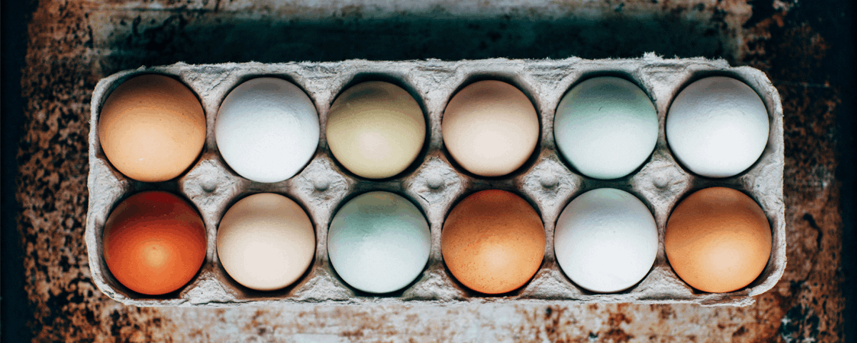 Jajka w opakowaniu - symbol wielkanocy